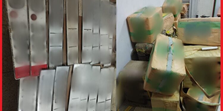 وجدة : معلومات وفرتها الديستي …توقيف سبعة أشخاص و حجز أزيد من 600كيلوغرام من مخدر الشيرا