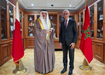 الطالبي العلمي يتباحث مع رئيس مجلس النواب بمملكة البحرين