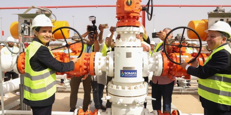 ليلى بنعلي تدشن التجويف تحت أرضي الرابع لتخزين غاز البوتان للشركة الوطنية للخزن SOMAS