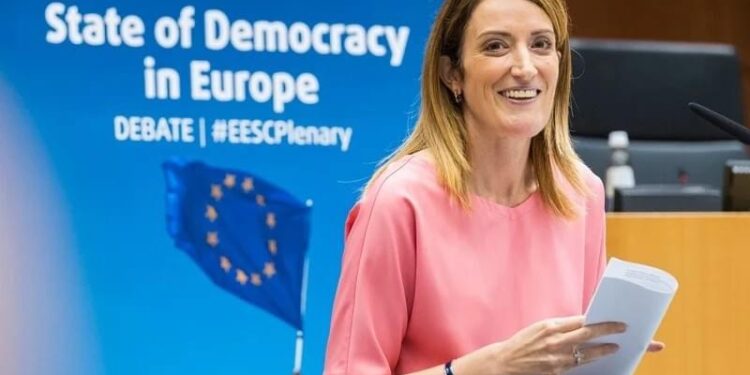 إعادة انتخاب روبرتا ميتسولا على رأس البرلمان الأوروبي