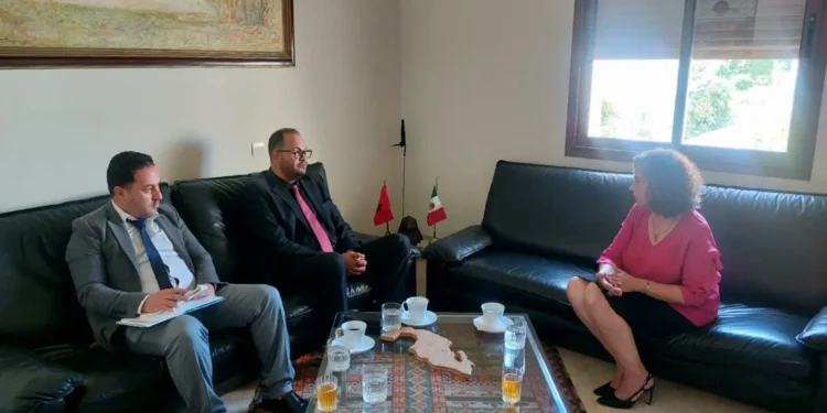 الميسوري يجري لقاء مع سفيرة جمهورية المكسيك بالمغرب