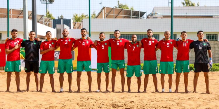 فوز المنتخب الوطني لكرة القدم الشاطئية على منتخب كوت ديفوار 6-1