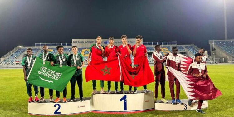 المغرب يتصدر سبورة ميداليات البطولة العربية لألعاب القوى لأقل من 23 سنة بمصر