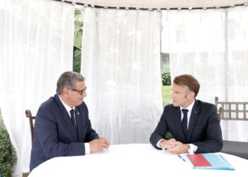 ممثلا لجلالة الملك في الذكرى الثمانين لإنزال بروفانس، الرئيس الفرنسي يستقبل السيد أخنوش