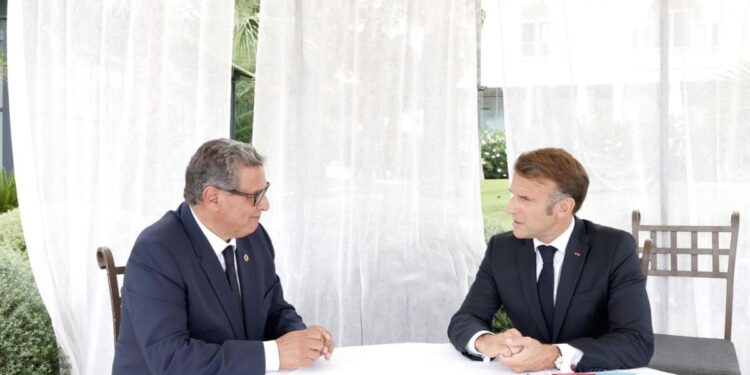 ممثلا لجلالة الملك في الذكرى الثمانين لإنزال بروفانس، الرئيس الفرنسي يستقبل السيد أخنوش