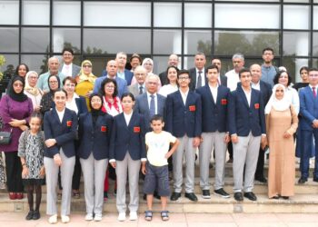 بنموسى يستقبل الفريق الوطني المتوج بالمرتبة الأولى في الأولمبياد الإفريقية في الرياضيات