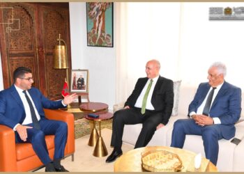 وزير الشباب والثقافة والتواصل يتباحث مع نظيره الفلسطيني