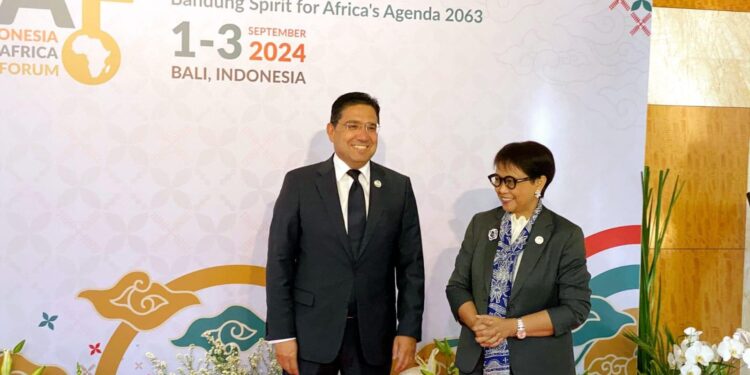 بوريطة يتباحث ببالي مع وزيرة الشؤون الخارجية الأندونيسية