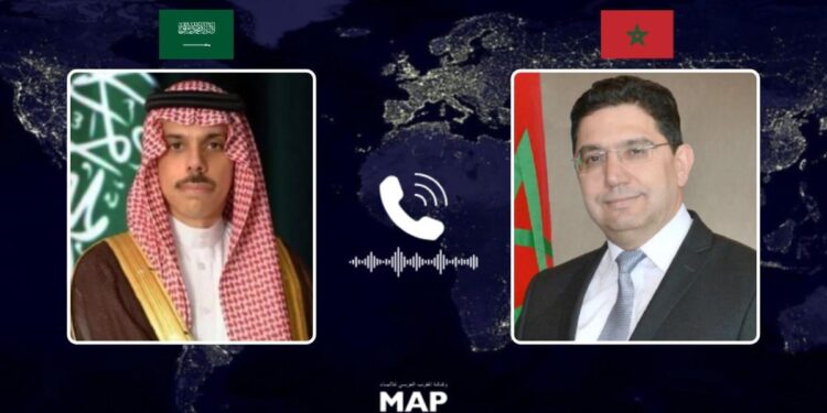 اتصال هاتفي بين السيد ناصر بوريطة ووزير الخارجية السعودي
