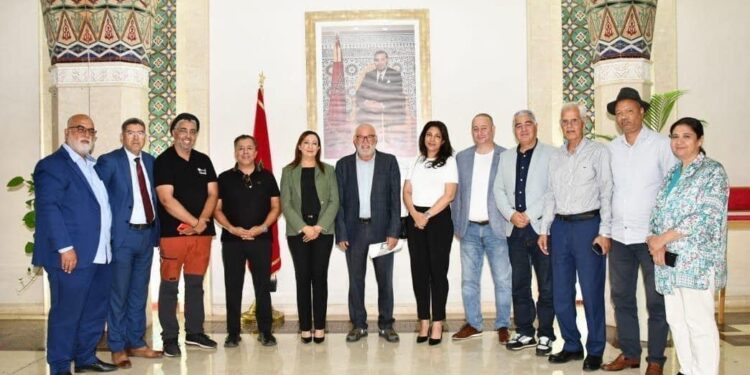 المودني فتيحة تستقبل أعضاء مكتب فدرالية الممونين المهنيين بالمغرب