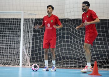 المنتخب الوطني لكرة القدم داخل القاعة يخوض آخر حصة تدريبية قبل لقاء بنما