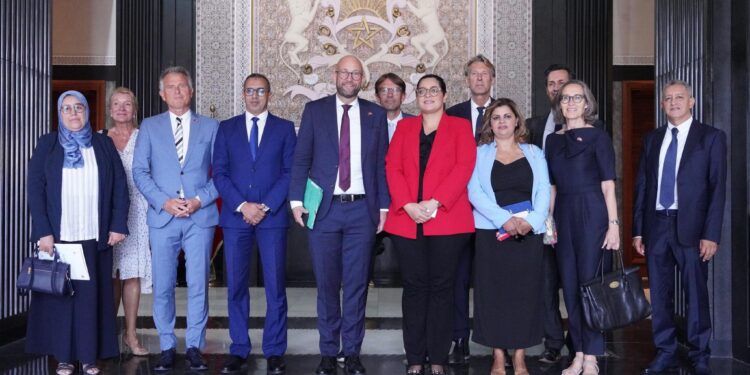 رئيسة لجنة الخارجية السيدة سلمى بنعزيز تستقبل وفدا من البرلمان الدنماركي