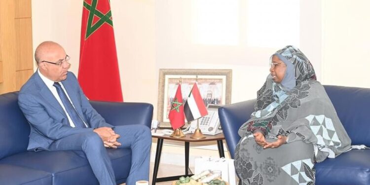 ميراوي يستقبل سفيرة جمهورية السودان