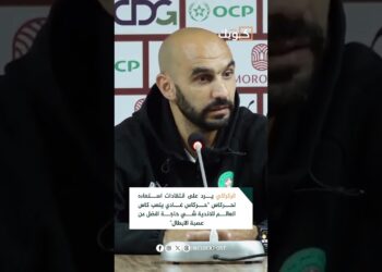 الركراكي يرد على انتقادات استعاءه لحركاس