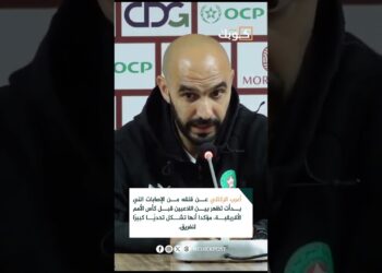 أعرب الركاكي عن قلقه من الإصابات التي بدأت تظهر بين اللاعبين