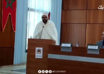 نزار بركة وزير التجهيز و الماء يشرف على تنصيب عامل إقليم تاوريرت الجديد