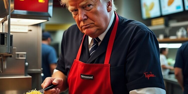 ترامب يستعد للعمل طباخا في “ماكدونالدز” هذا الأسبوع