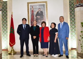 فتيحة  المودني تستقبل وفدا هاما من جمهورية كازاخستان