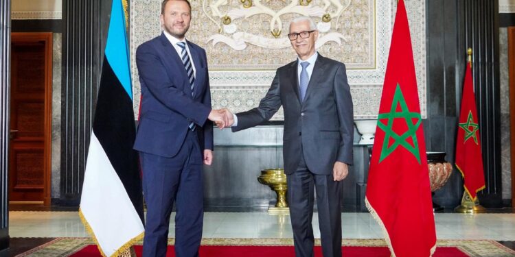 الطالبي العلمي يتباحث مع  رئيس مجلس النواب ووزير الشؤون الخارجية لجمهورية استونيا