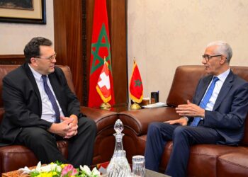 الطالبي العلمي يجري مباحثات مع رئيس لجنة السياسة الخارجية بالمجلس الوطني السويسري