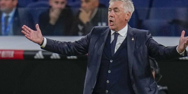 أول تعليق لأنشيلوتي بعد سقوط ريال مدريد المفاجئ في دوري الأبطال