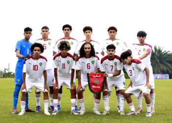 المنتخب الوطني المغرب  لأقل من 17 سنة يواجه المنتخب السعودي