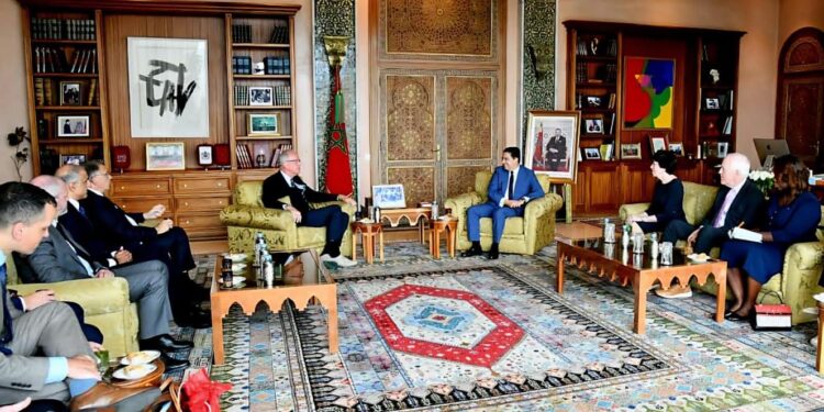 بوريطة يتباحث مع وفد من مجلس الشيوخ الأمريكي