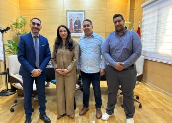 عمدة الدار البيضاء تستقبل رئيس الجامعة الملكية المغربية للريكبي