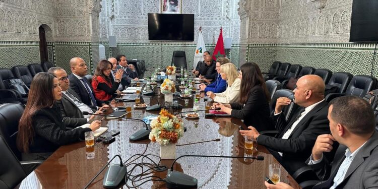 وفد ألماني في زيارة لمجلس جهة الدارالبيضاء -سطات