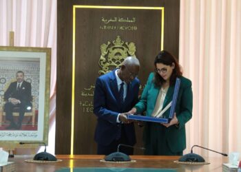 المنصوري تستقبل وفد ا عن الجمهورية الإسلامية الموريتانية