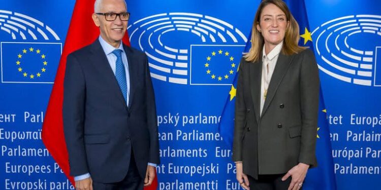 السيد الطالبي العلمي ورئيسة البرلمان الأوروبي يتفقان على خارطة طريق لإعادة إحياء العلاقات بين البرلمانين المغربي والأوروبي