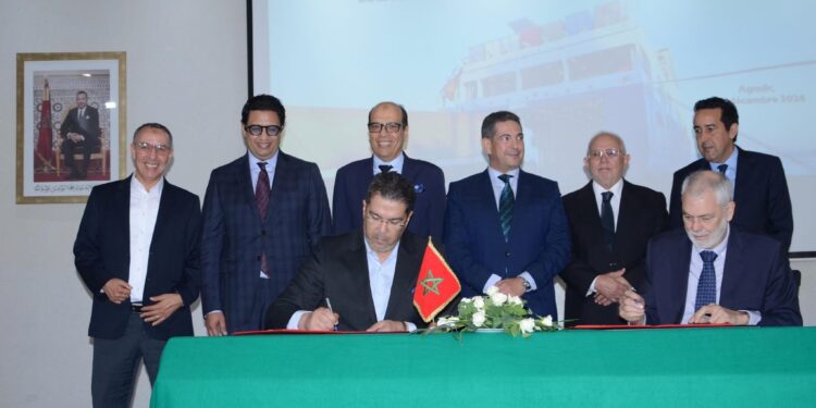 التوقيع على بروتوكول اتفاق لإطلاق الخط البحري أكادير-دكار