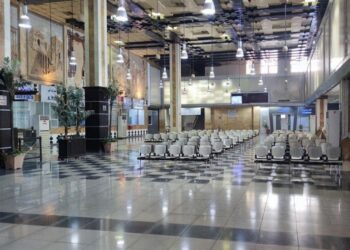 اللمسات الأخيرة قبيل افتتاح مطار حلب الدولي بسوريا