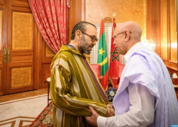 الدار البيضاء …جلالة الملك محمد السادس يستقبل الرئيس الموريتاني