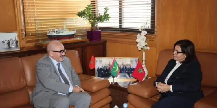 الدريوش تستقبل سفير الجمهورية الإسلامية الموريتانية بالمغرب أحمد ولد باهيه