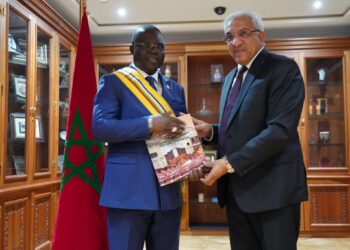 محمد صباري يستقبل رئيس برلمان المجموعة الاقتصادية والنقدية لوسط افريقيا