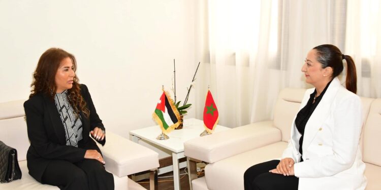 عمدة الرباط فاتحة المودني تستقبل سفيرة المملكة الأردنية الهاشمية لدى المغرب