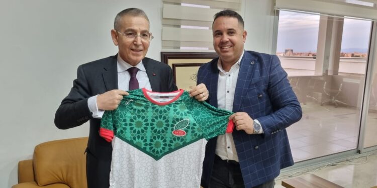 أوباجا  يتباحث مع والي جهة الشرق حول تنظيم الملتقى الدولي للريكبي.