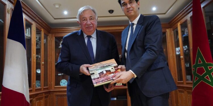 مباحثات بين نائب رئيس مجلس النواب ورئيس مجلس الشيوخ الفرنسي