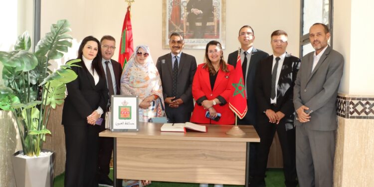 زيارة  ميدانية لمدينة العيون في إطار تقييم الاستراتيجية الوطنية للرياضة 2008-2020