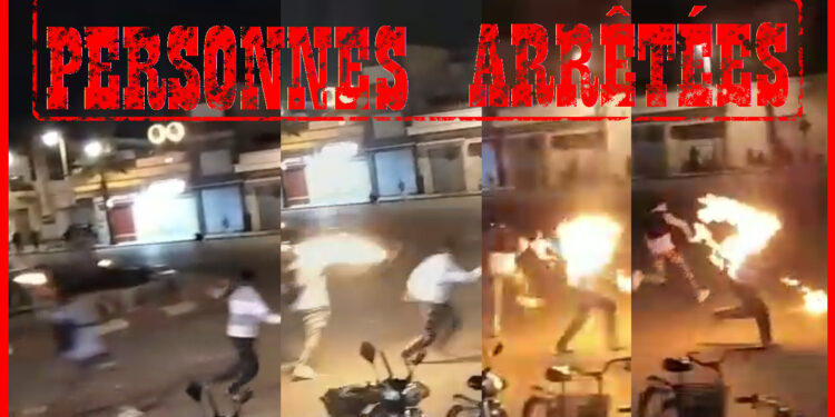 توقيف خمسة قاصرين على خلفية شغب رياضي وإضرام نار في وجدة