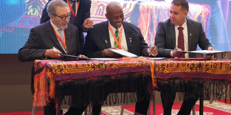 انطلاق فعاليات الندوة الدولية حول تطوير رياضة الريكبي الأفريقي منظم بالمحطة السياحية بالسعيدية