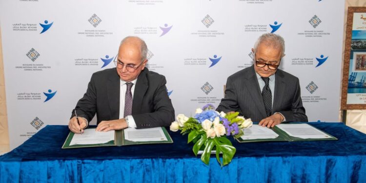 الانتقال الرقمي.. توقيع اتفاقية إطار للشراكة بين بريد المغرب وهيئة المهندسين المعماريين
