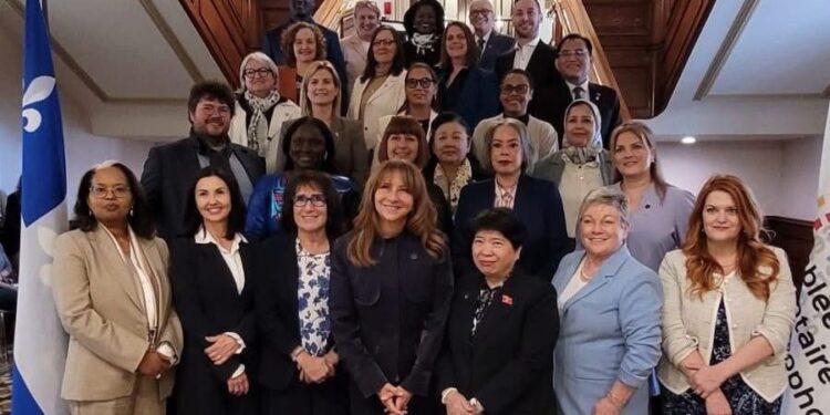 وفد من البرلمان المغربي يشارك في اجتماع شبكة النساء البرلمانيات في كيبيك