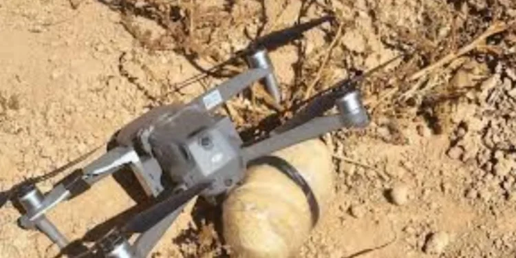 درك بني درار يعثر على “درون” محمّل بالمخدرات بجماعة بني خالد