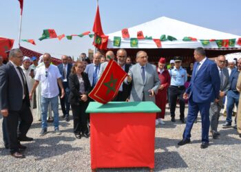 عامل إقليم جرادة يعطي انطلاقة مشروع التطهير السائل بمركز كفايت