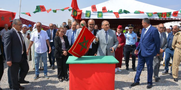 عامل إقليم جرادة يعطي انطلاقة مشروع التطهير السائل بمركز كفايت