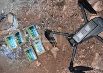 درك الجماعة الحدودية أهل أنكاد يُحبط محاولة تهريب مخدرات باستعمال طائرة درون