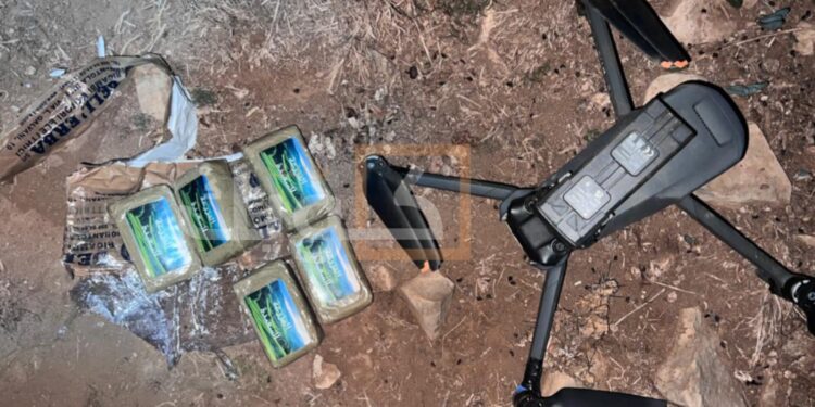 درك الجماعة الحدودية أهل أنكاد يُحبط محاولة تهريب مخدرات باستعمال طائرة درون