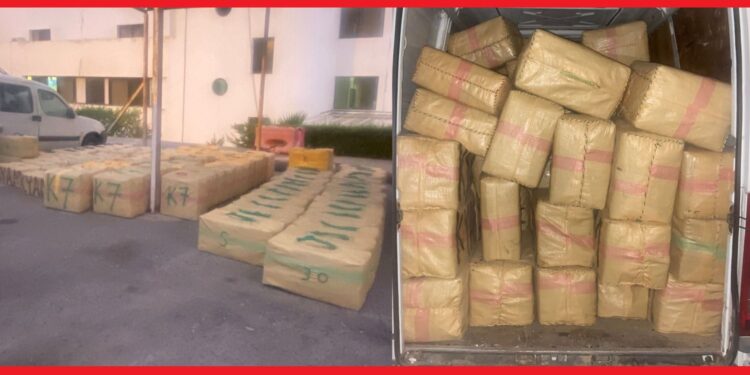 الأمن يحجز أطنانًا من الشيرا خلال مداهمة بمنطقة “أيير” نواحي آسفي